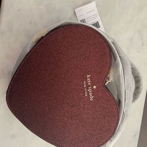 Kate Spade Heart-Shaped Red Crossbody Bag
